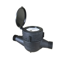 15mm-50mm Multi-jet Dry type Plastic nylon black color cold Water Meter